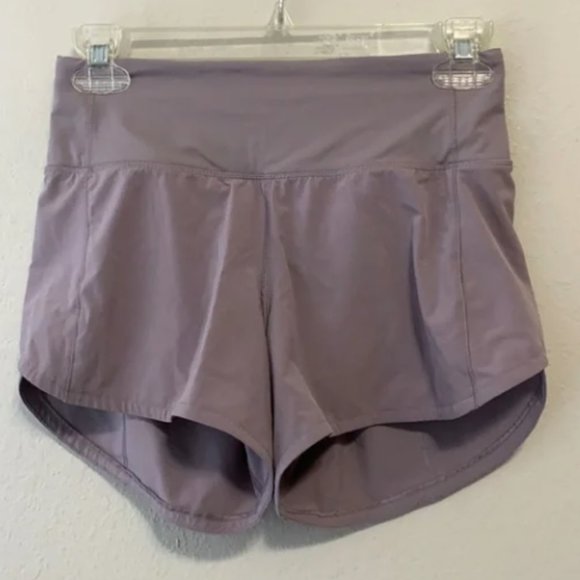Lululemon Speed Up Shorts Mauve Purple - Picture 1 of 3